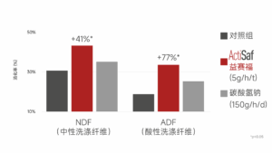 益赛福提高奶牛纤维消化率改善肠道健康数据